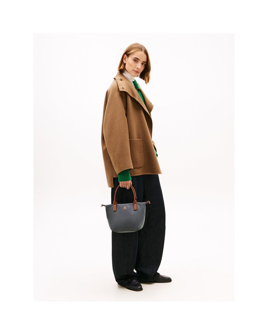 Tommy Hilfiger Blue Popette Mini Tote Bags