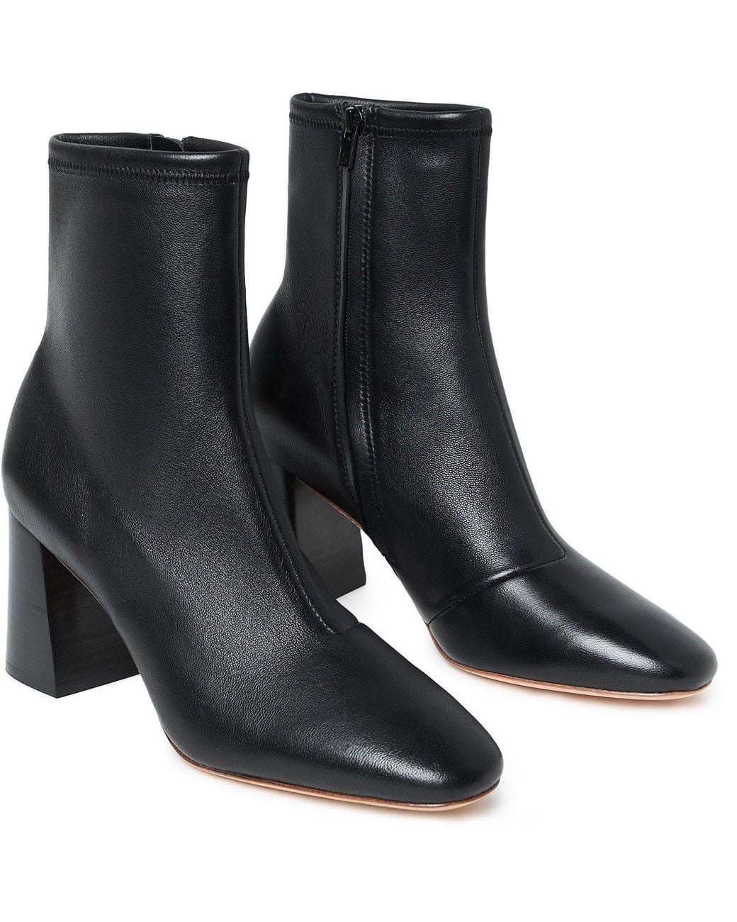 Loeffler Randall Black Elsie Ankle Heeled Boots