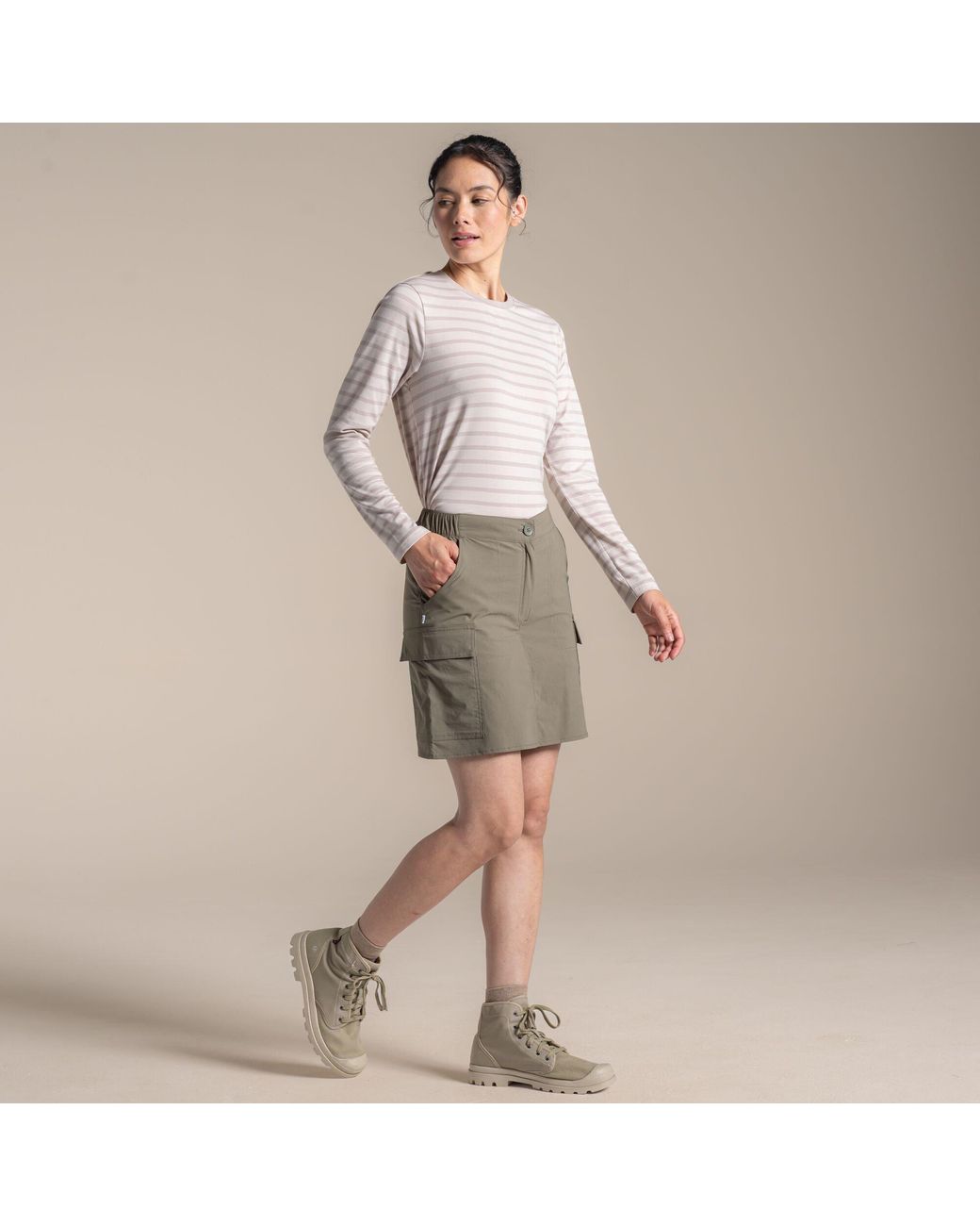 Craghoppers Natural Nosilife Pro Quick-Drying Cargo Skort