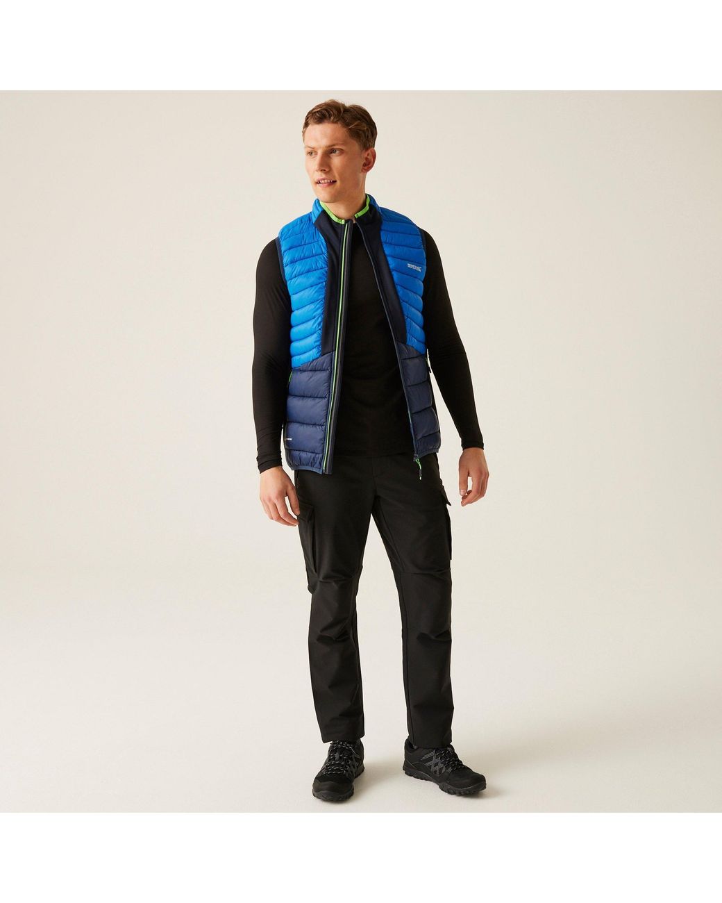 Regatta Blue Leedre Hybrid Gilet for men