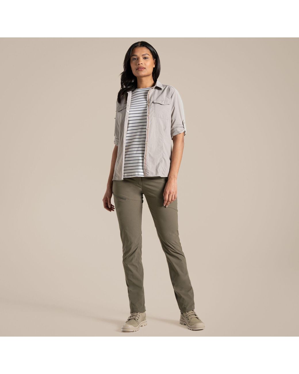 Craghoppers Green Nosilife Pro Iii Quick-Drying Trousers