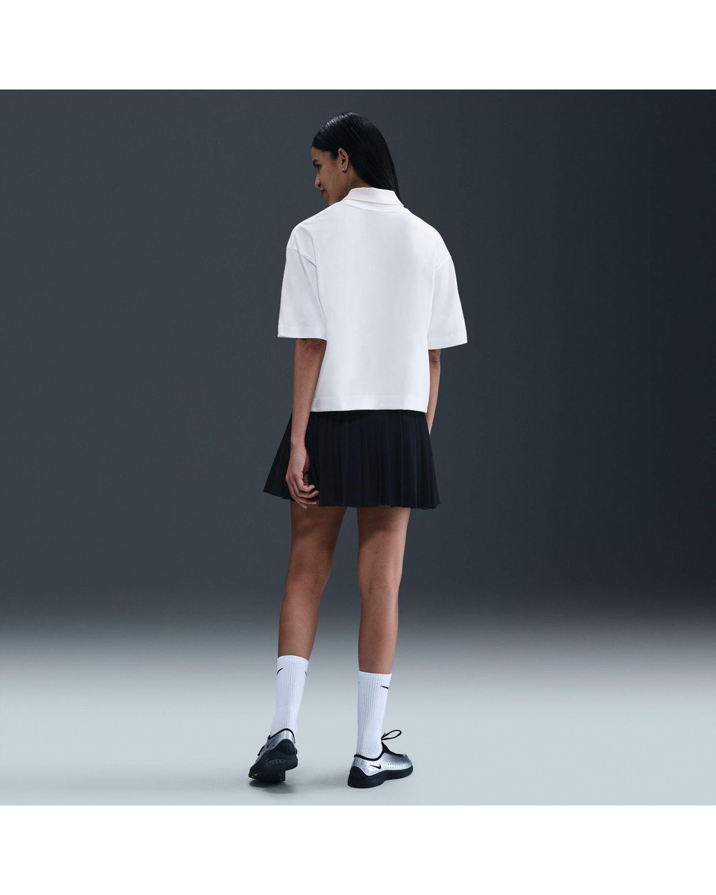 Nike White Nsw Luxe Short-Sleeve Cotton Boxy T-Shirt
