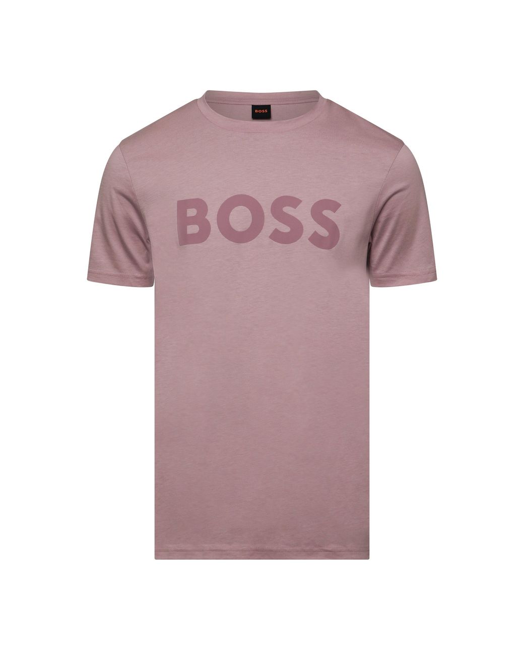 Boss Purple Thinking 1 T-Shirt, Signature Logo for men