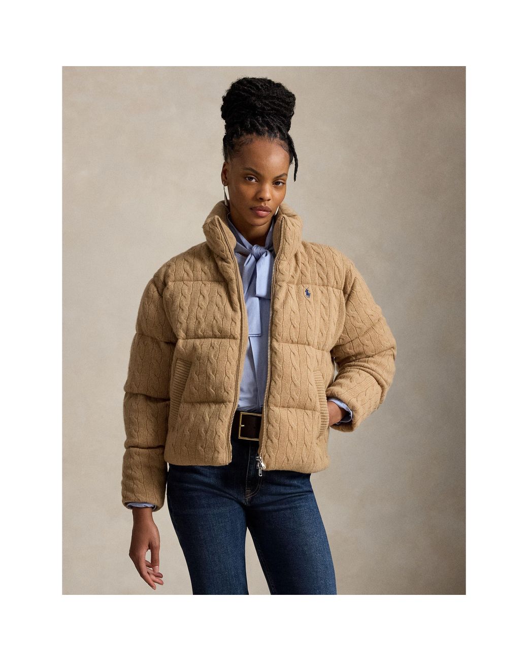 Polo Ralph Lauren Natural Insulated Short Puffer Jacket