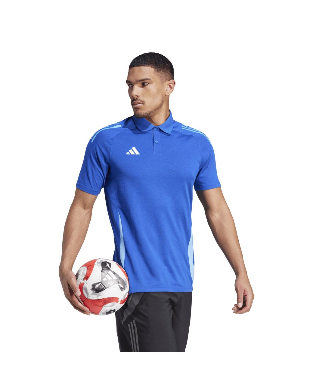 Adidas Blue Tiro24 C Polo Shirt for men