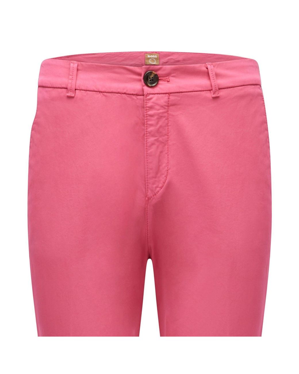 Boss Pink C Tachini2-D 10232926 01 Straight Leg Trousers