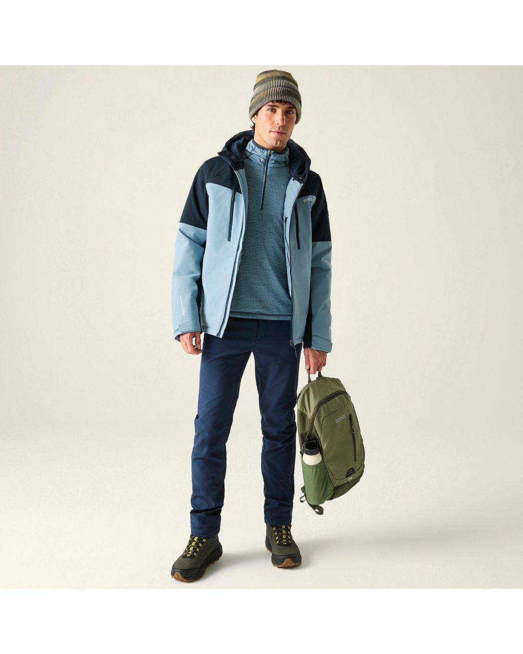 Regatta Blue Highton Stretch Padded Waterproof Jacket for men