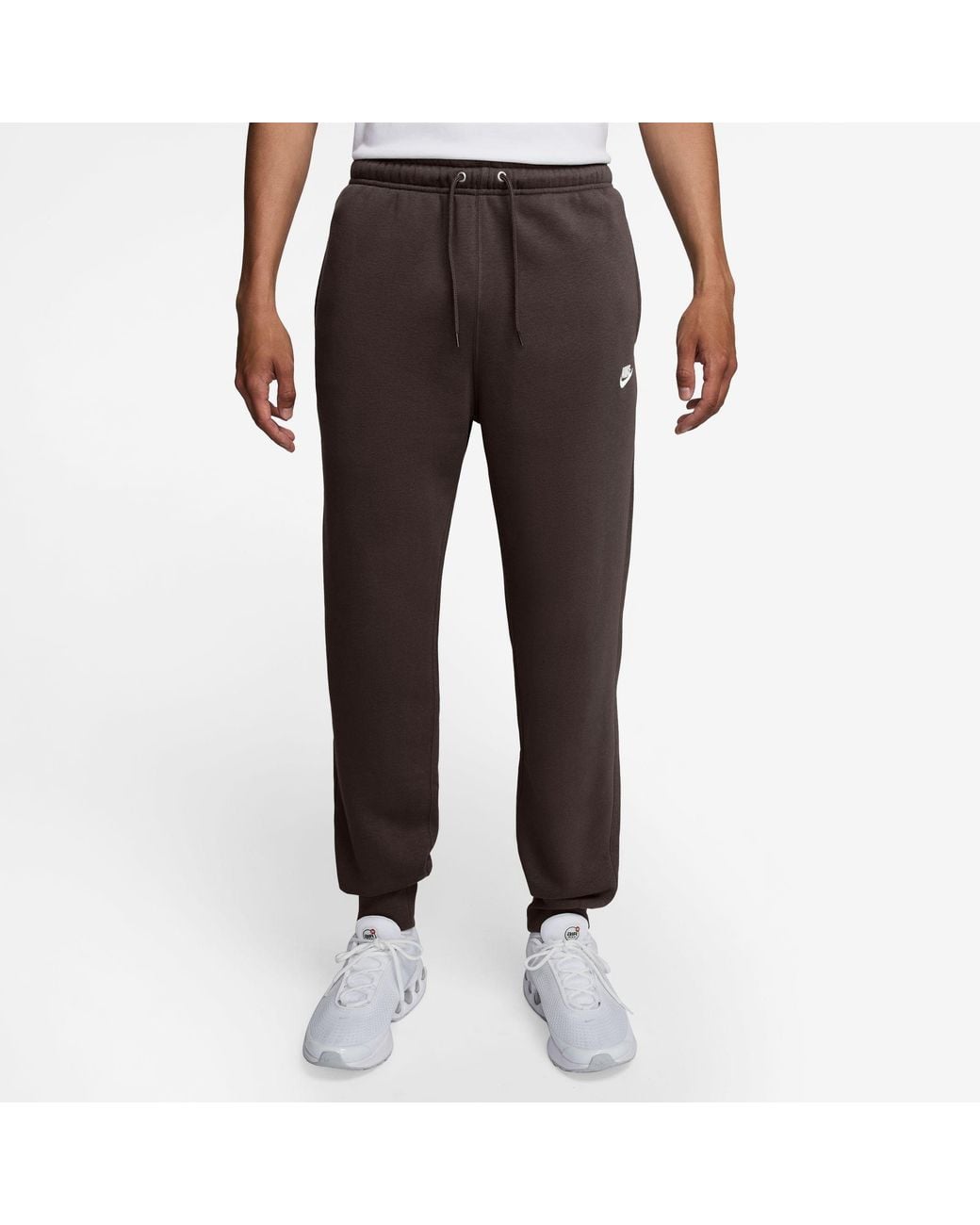 Nike Gray Sportswear Club Fleece Jogging Pants for men