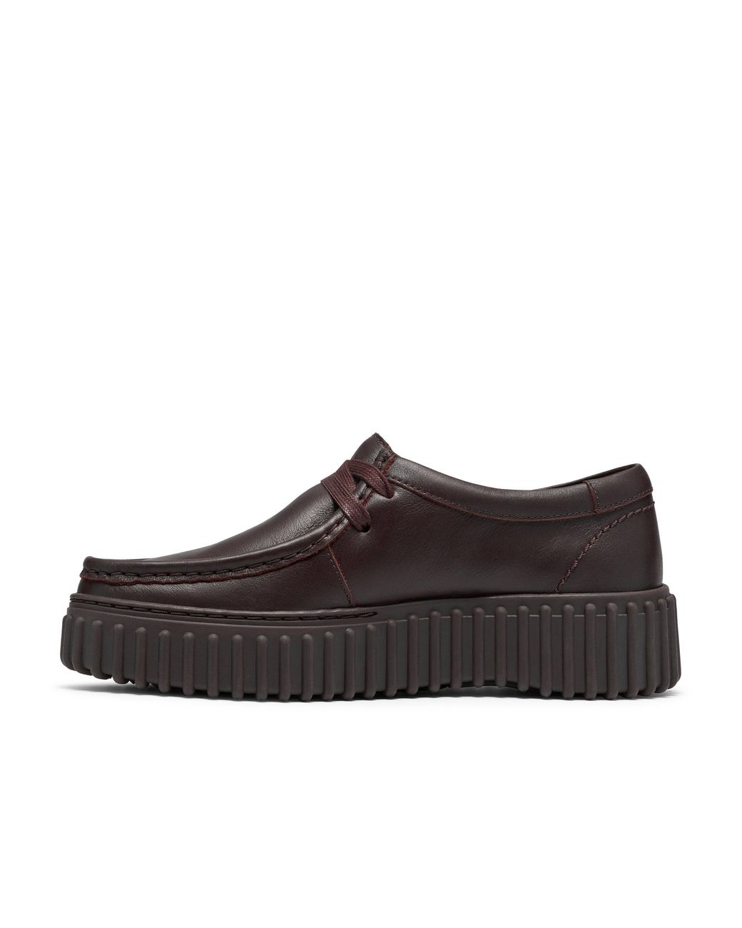 Clarks Brown Moc Toe Formal Shoes