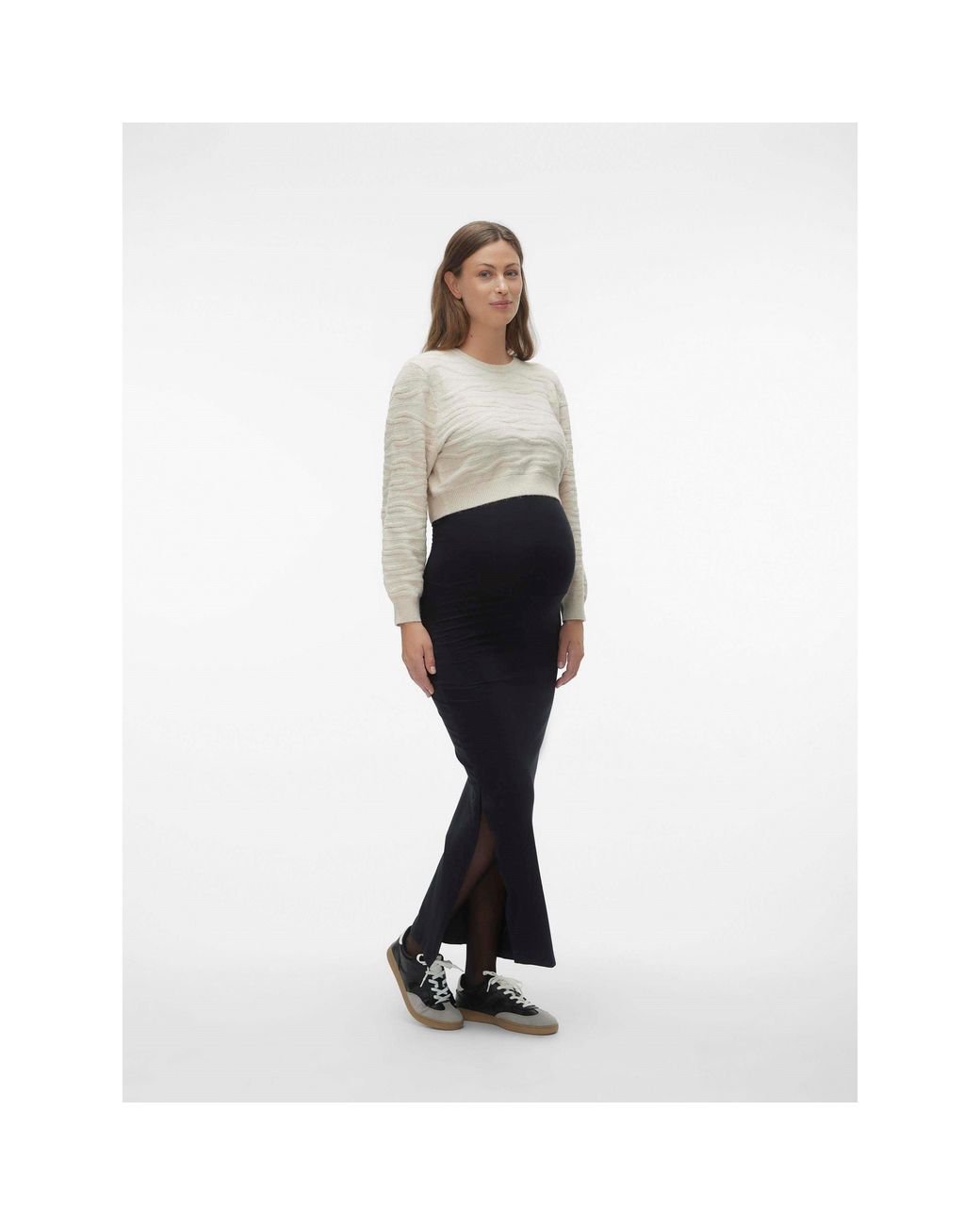 Mama.licious Black Maternity Maxi Skirt