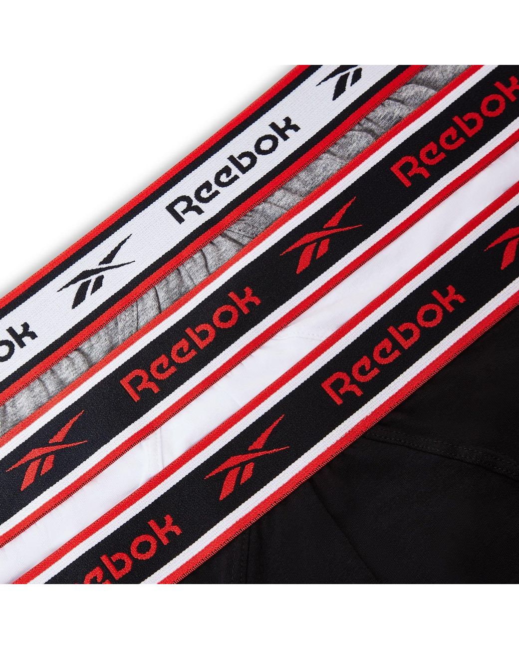 Reebok Red 3 Pack Cotton Briefs for men