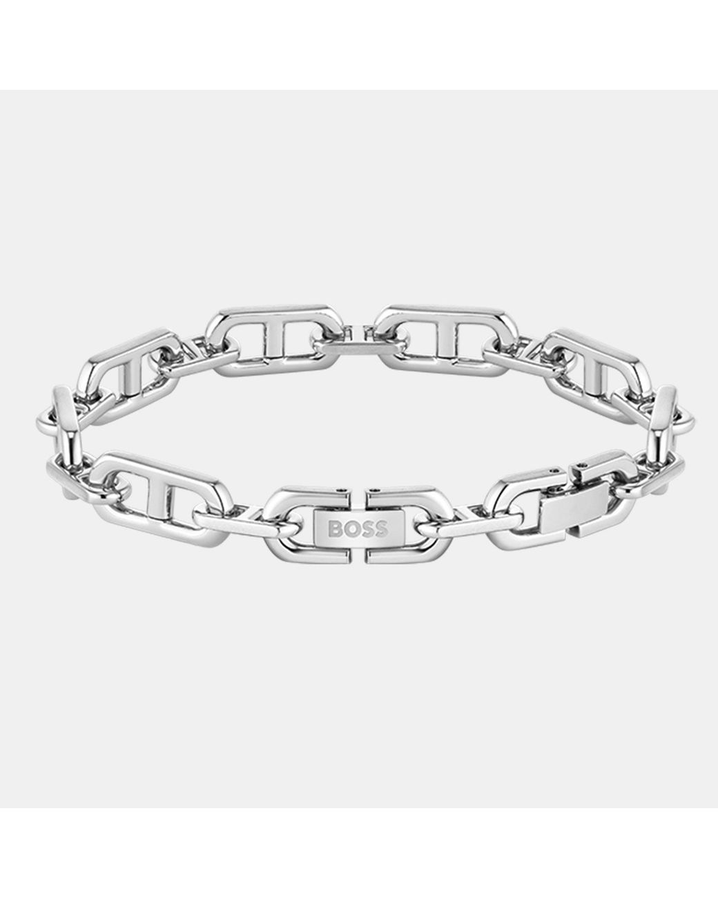Boss Metallic Gents Kode Chain Stainless Steel Bracelet for men