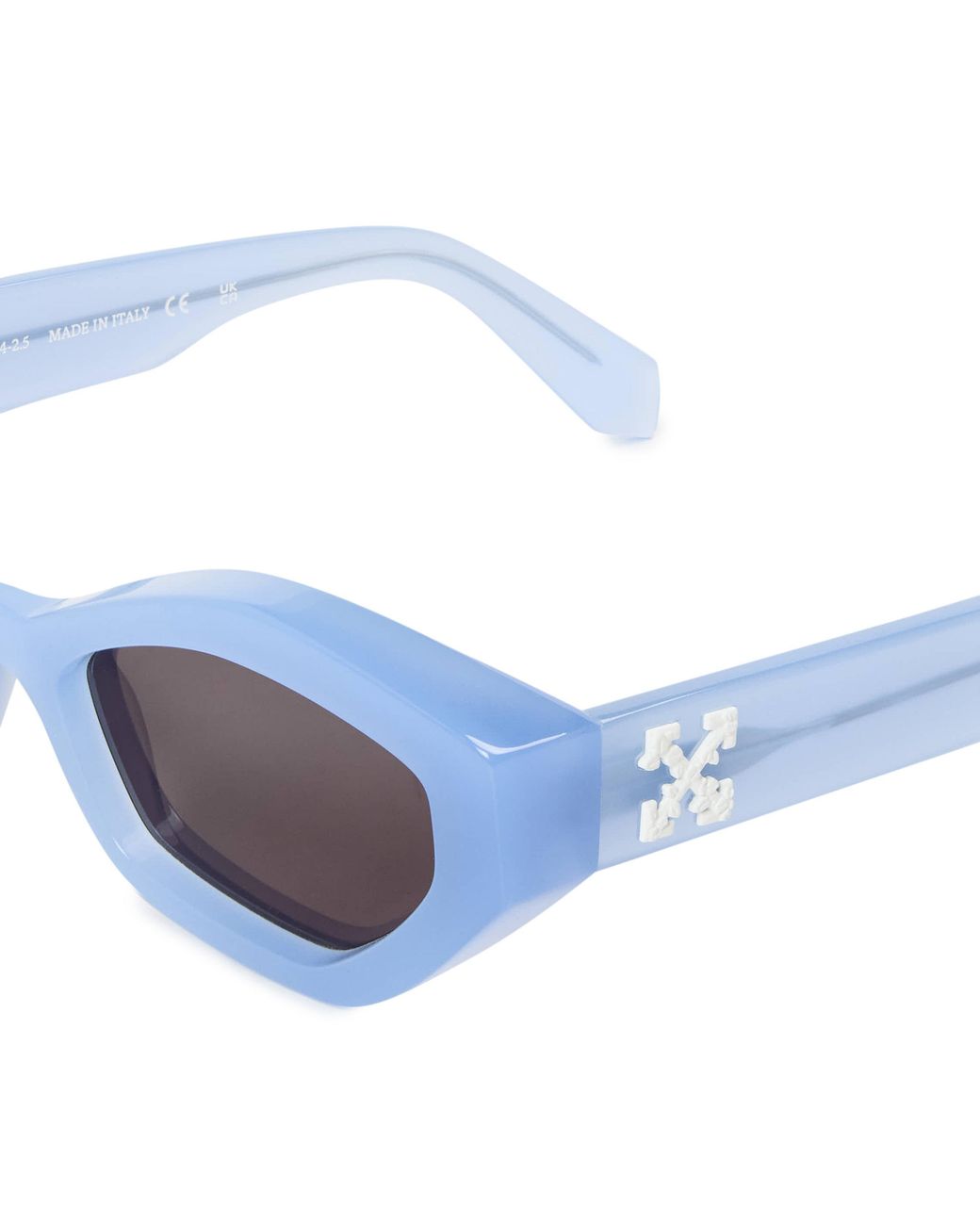 Off-White c/o Virgil Abloh Blue Oeri144 Hilo Round Sunglasses
