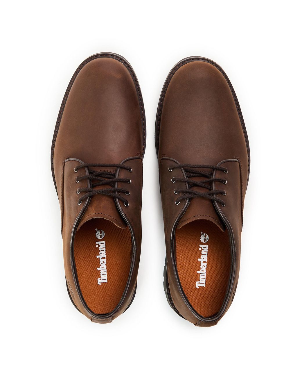 Timberland Brown Waterproof Derby Shoes for men