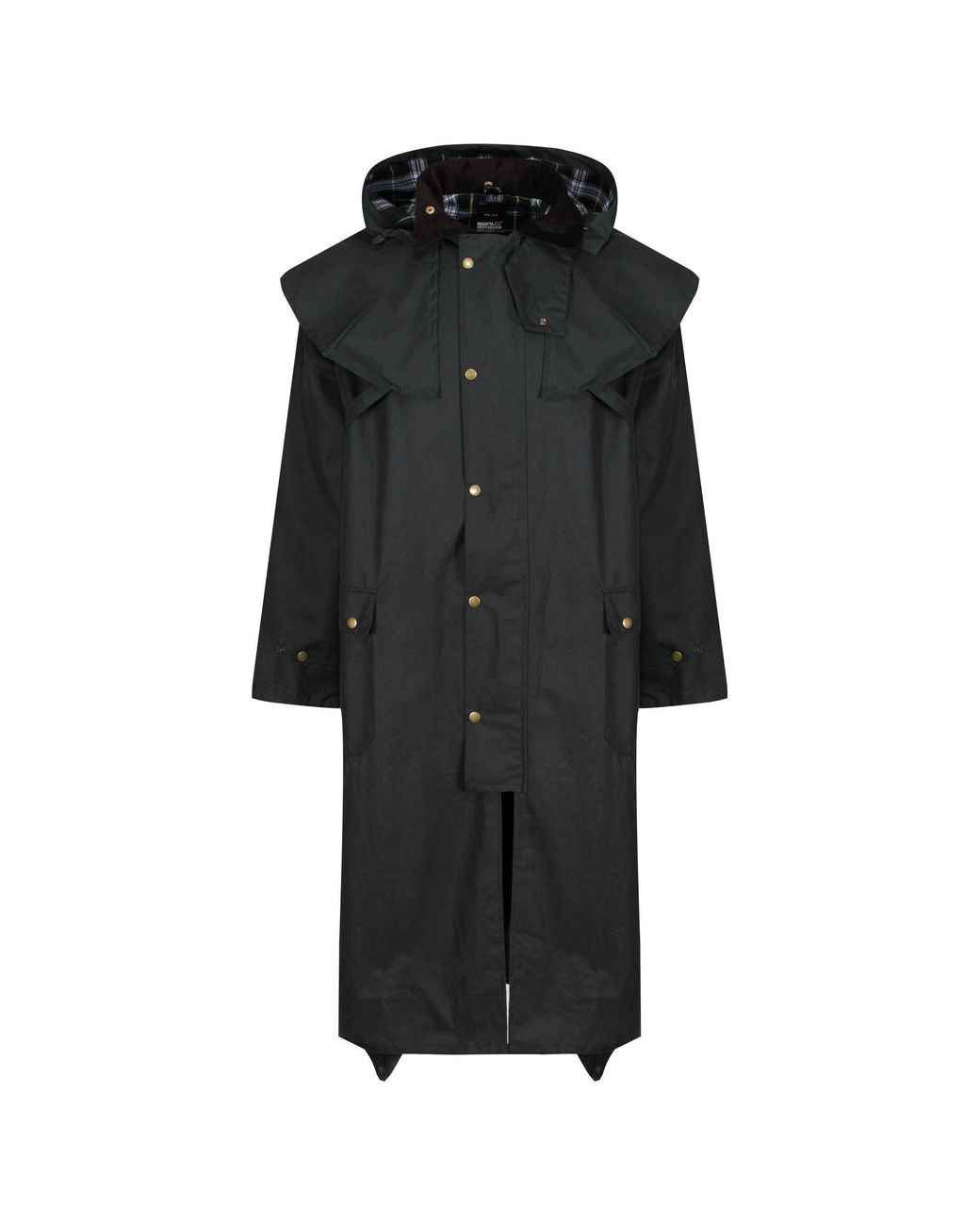 Regatta Black Cranbrook Wax Cotton Riding Quilted Jacket for men