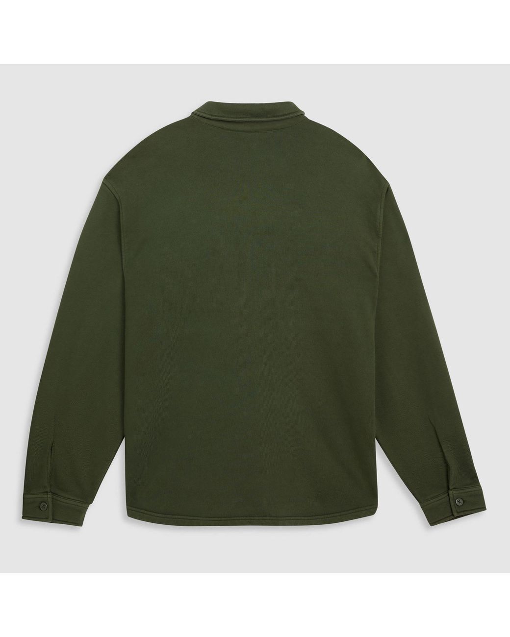 Levi's Green Bayview Soft Worker Cotton Long-Sleeve Overshirt for men