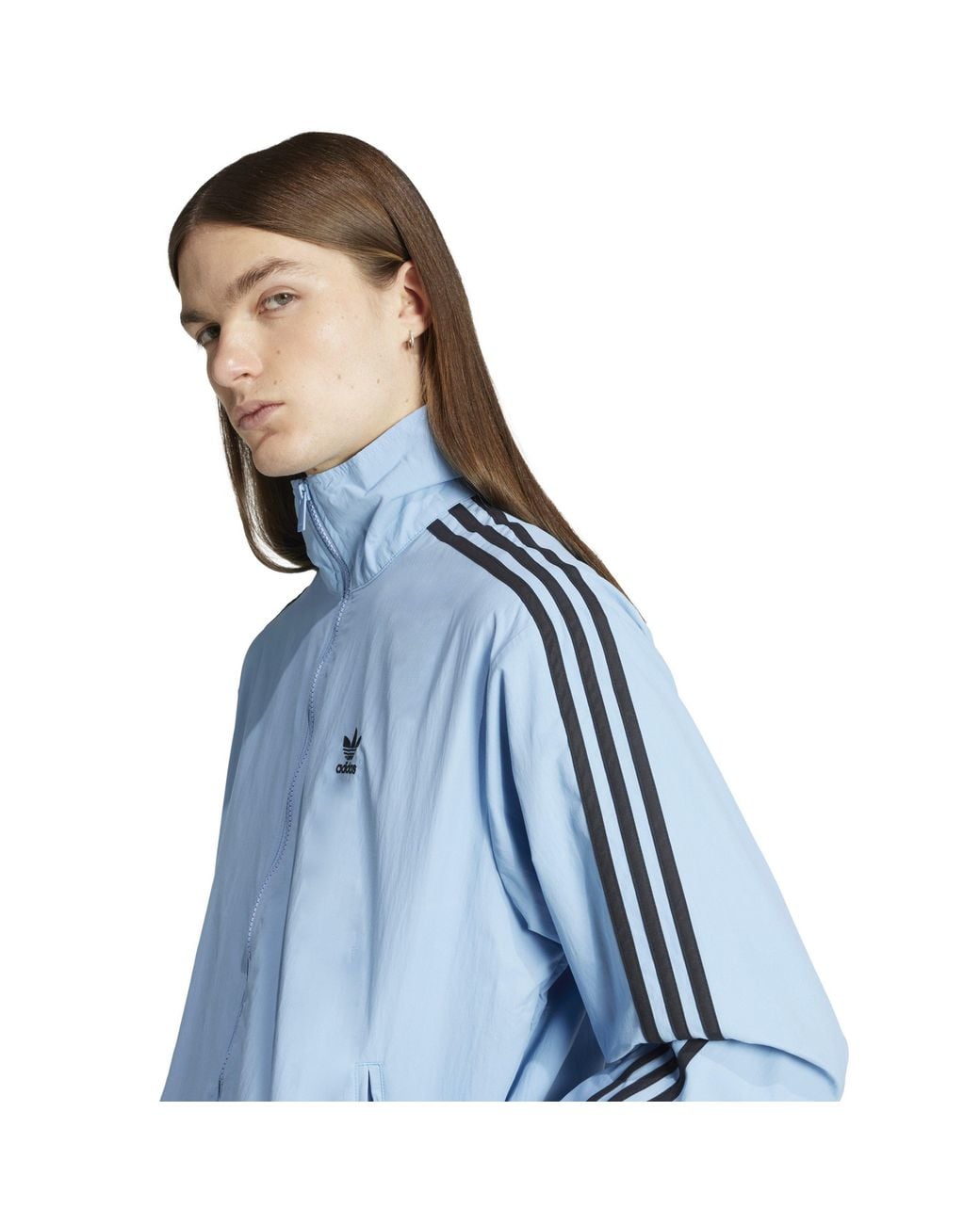 Adidas Originals Blue Classic Firebird Tracksuit Top for men