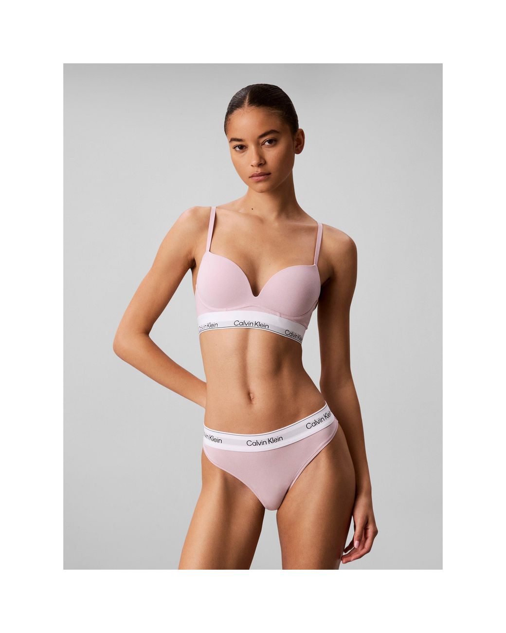Calvin Klein Purple Modern Thong