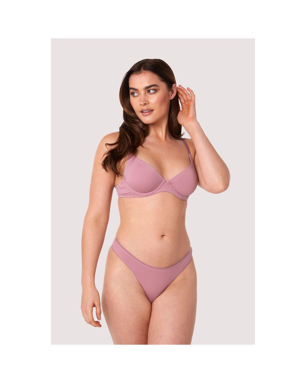 Playful Promises Pink Second Skin Rose Recycled Thong