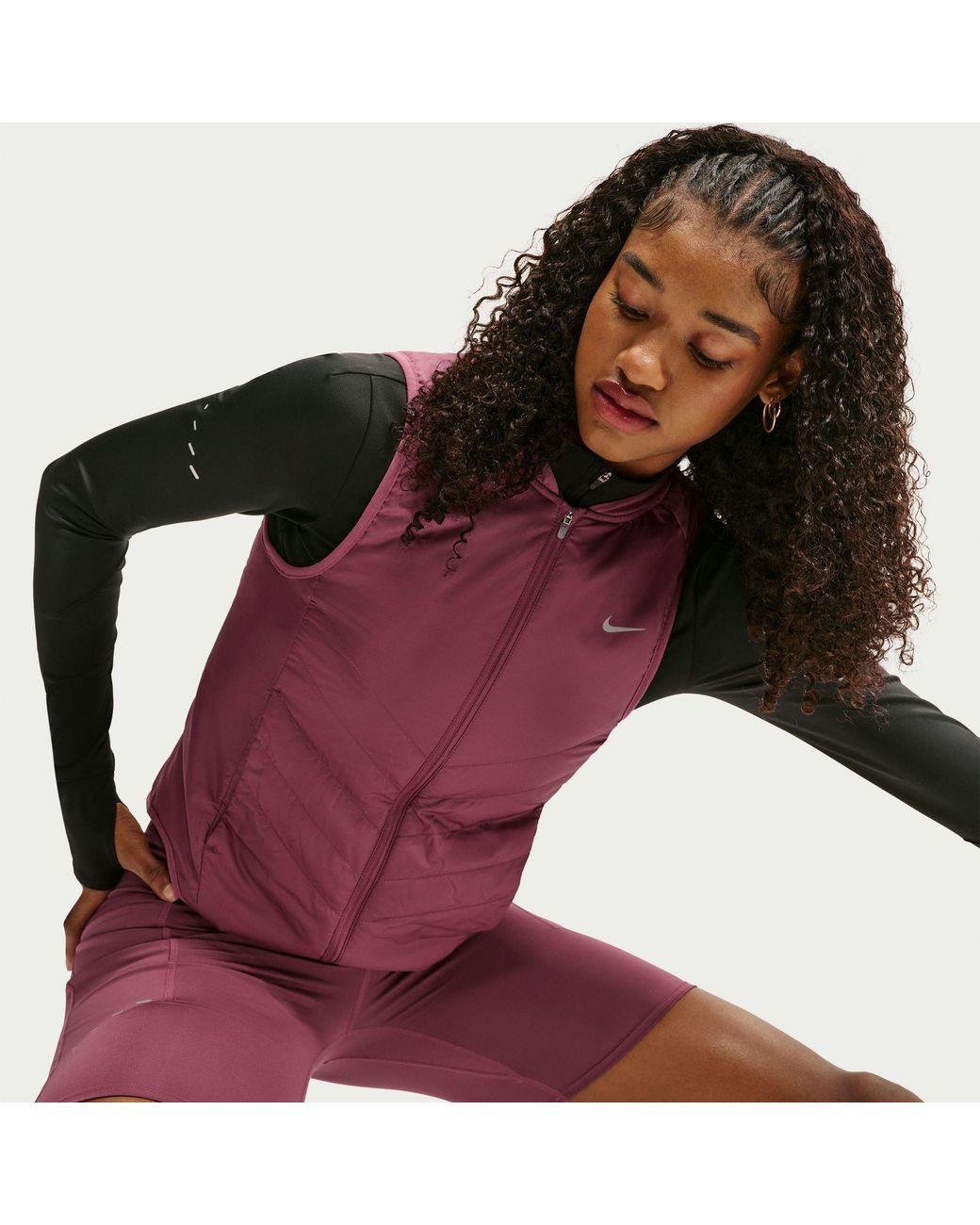 Nike Red Performance Running Vest
