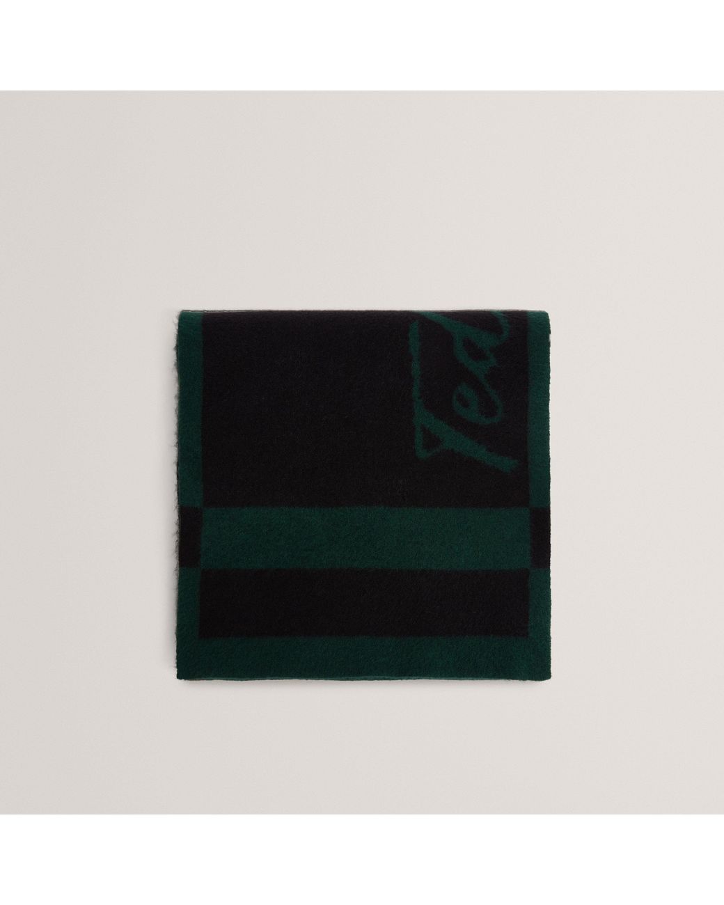 Ted Baker Black Knitted Midweight Scarf