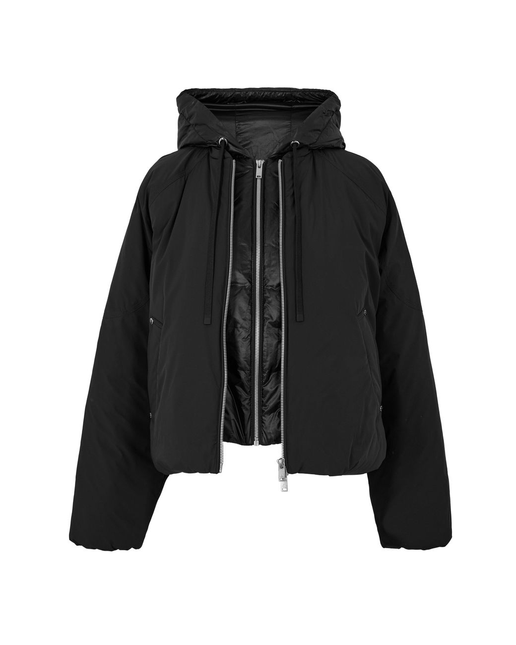 Moose Knuckles Black Tegan Bomber Jacket