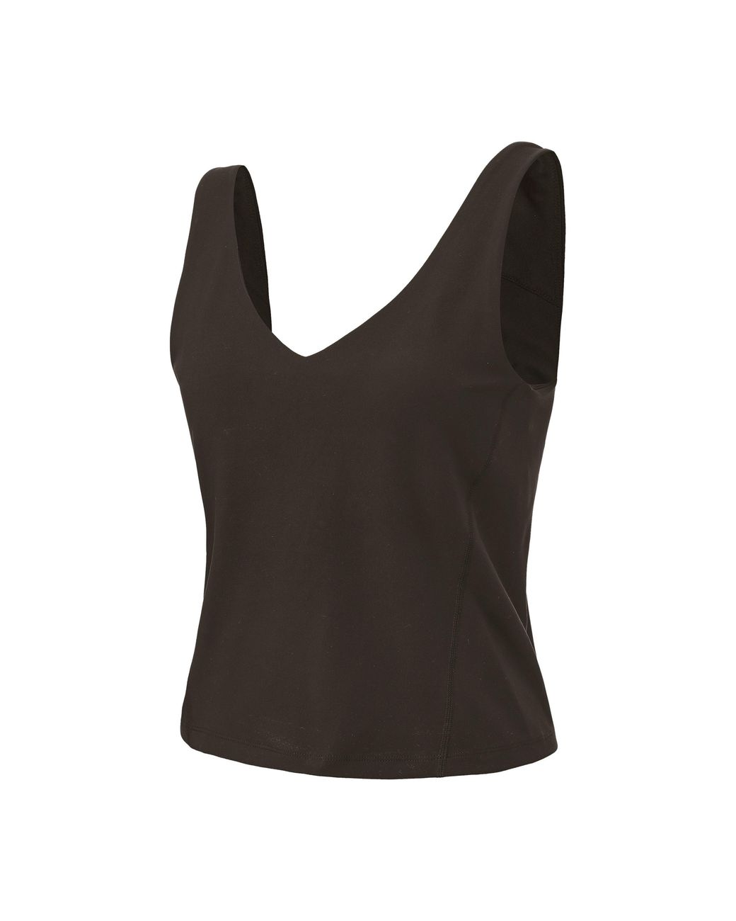 La Gear Black V-Neck Active Tank Top
