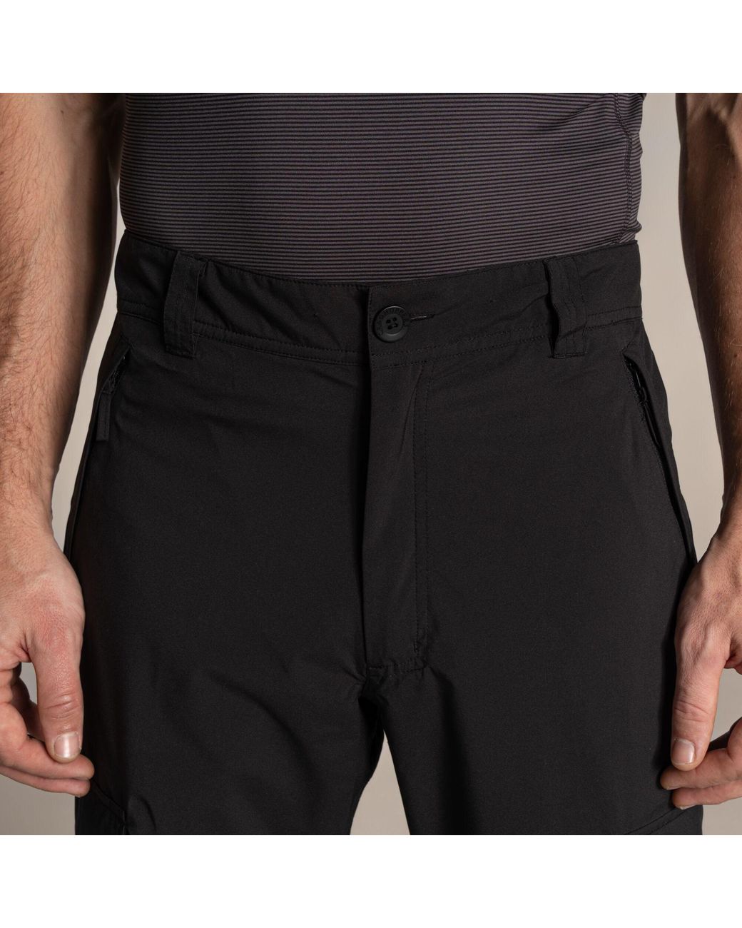 Craghoppers Black Indus Waterproof Trousers for men