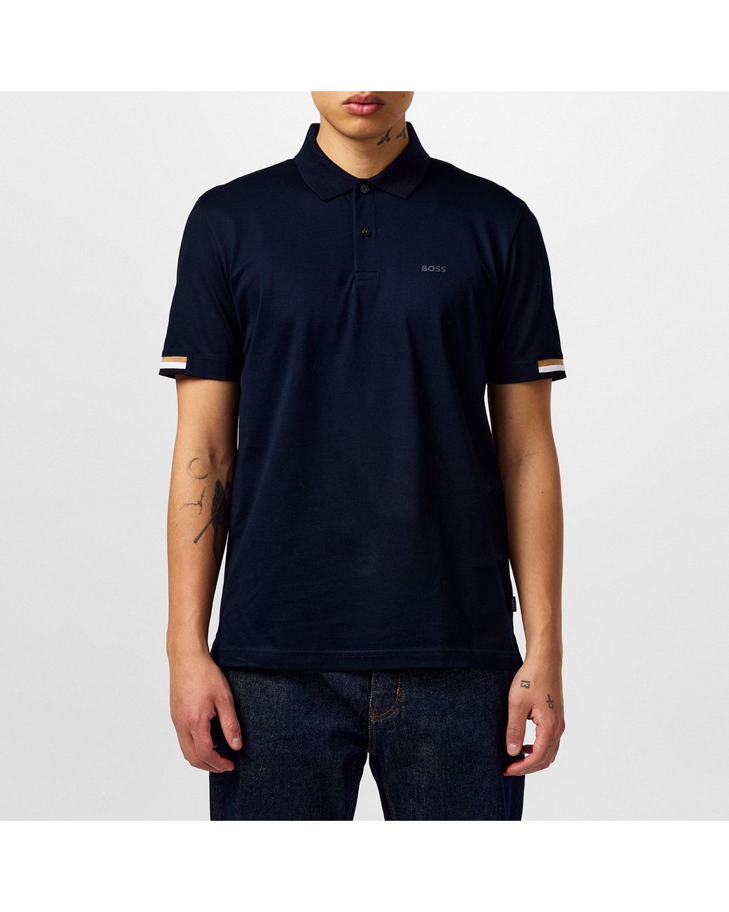 Boss Blue Hbb Parlay 147 Timeless Design Polo Shirt for men