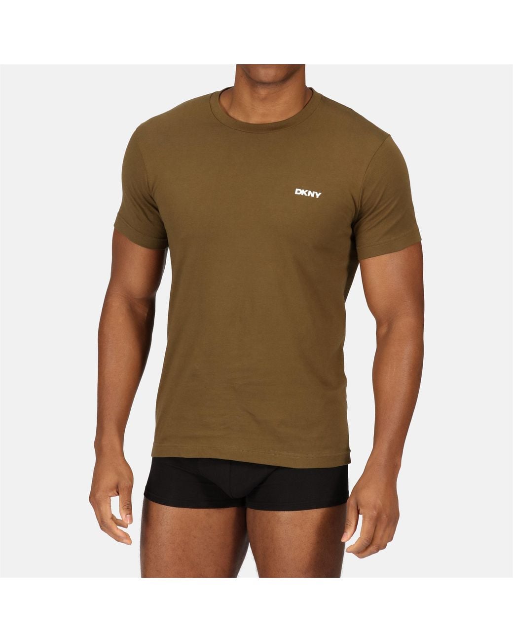 DKNY Gray 3 Pack Short Sleeve T-Shirts Giants for men