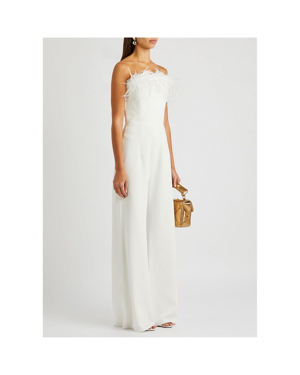 16Arlington White Js Tareee Jumpsuit Strapless