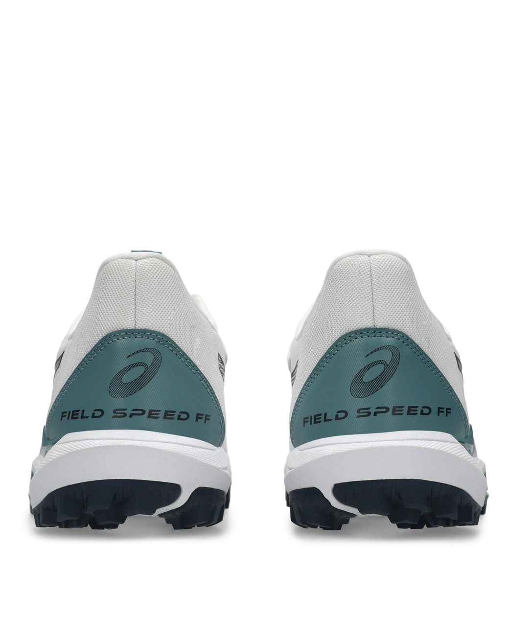 Asics White Field Astro Hockey Shoes for men