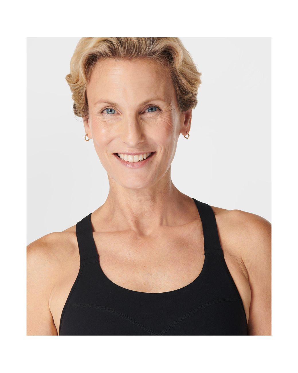 Sweaty Betty Blue Power Non Wired Medium Impact Sports Bra