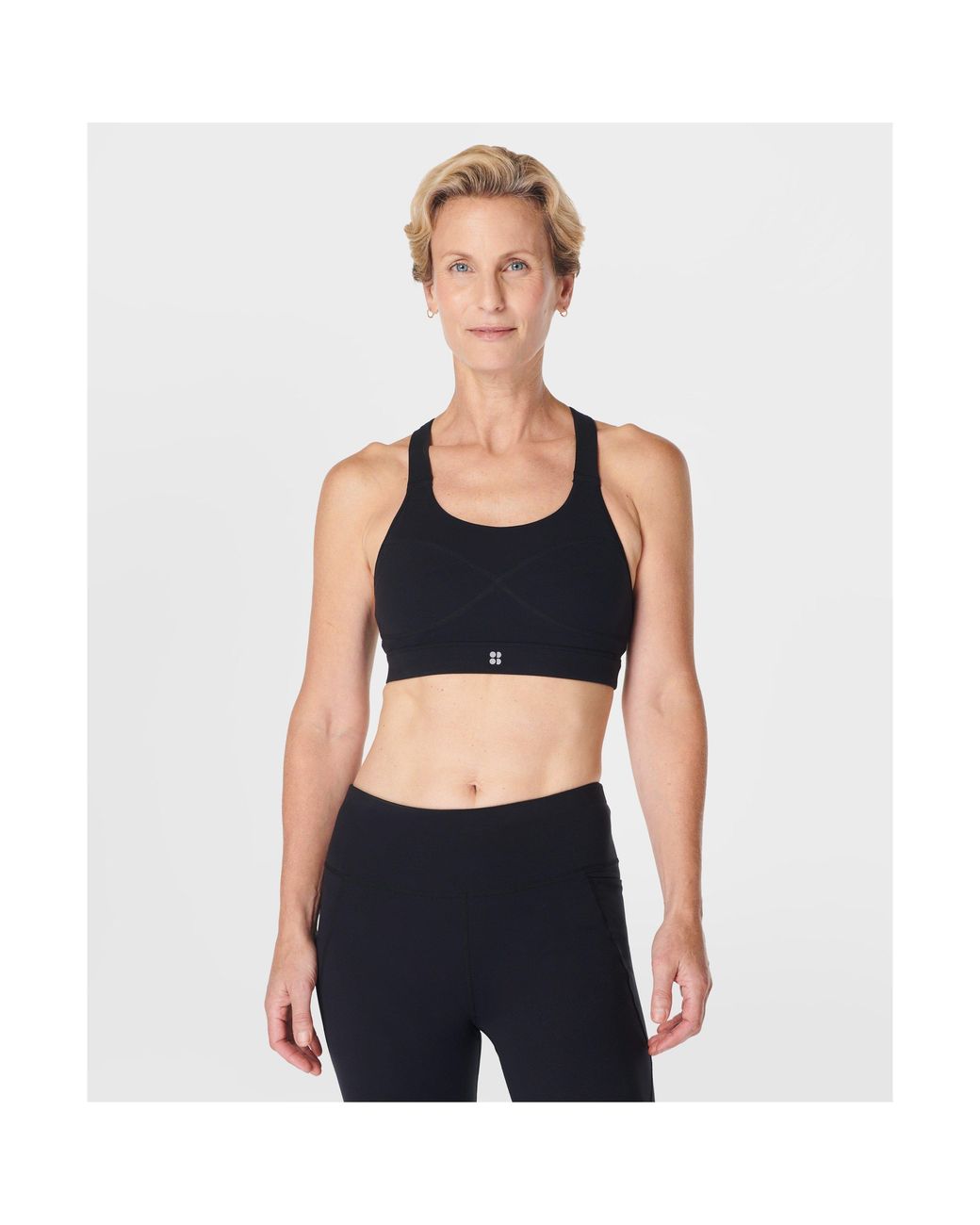 Sweaty Betty Blue Power Non Wired Medium Impact Sports Bra