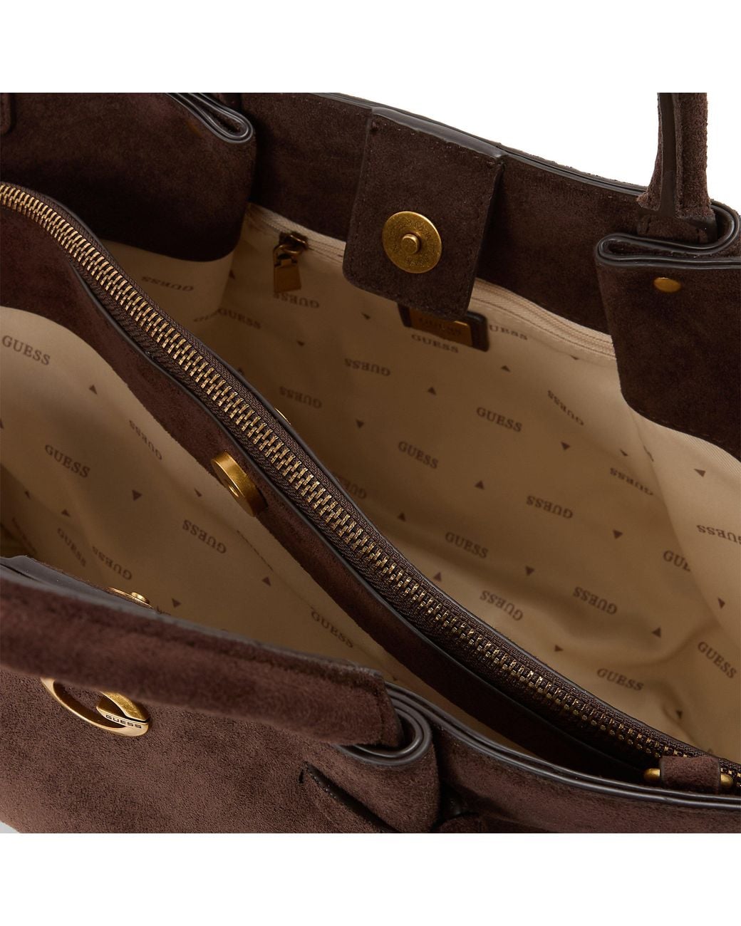 Guess Brown Allegra Girlfriend Satchel