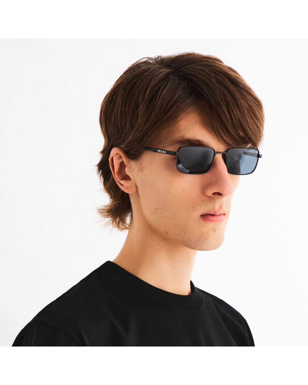 Prada Blue 0Pr D54S Square Sunglasses for men