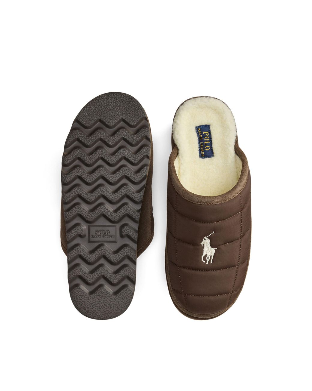 Polo Ralph Lauren Brown Mules Slippers for men