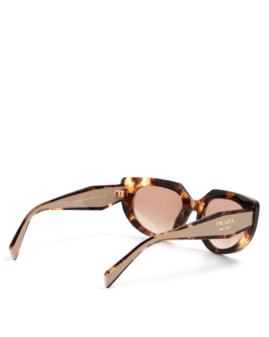 Prada Brown 0Pr D02S Cat Eye Sunglasses