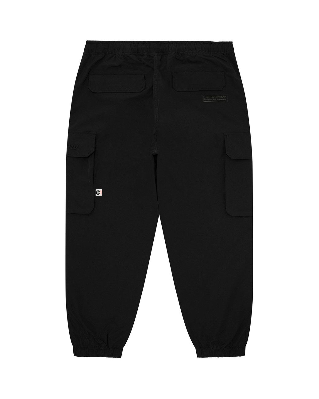 Aape Black Cargo Trousers for men