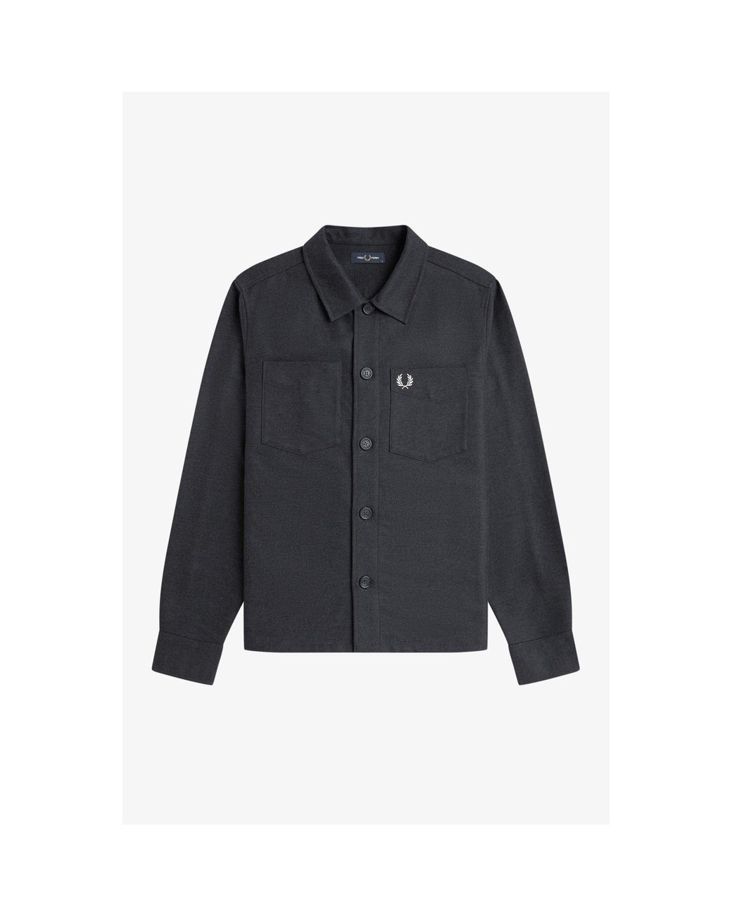 Fred Perry Blue Fred Cotton Overshirt for men