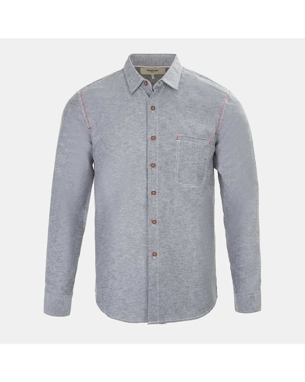 Firetrap Blue Plain Shirt for men