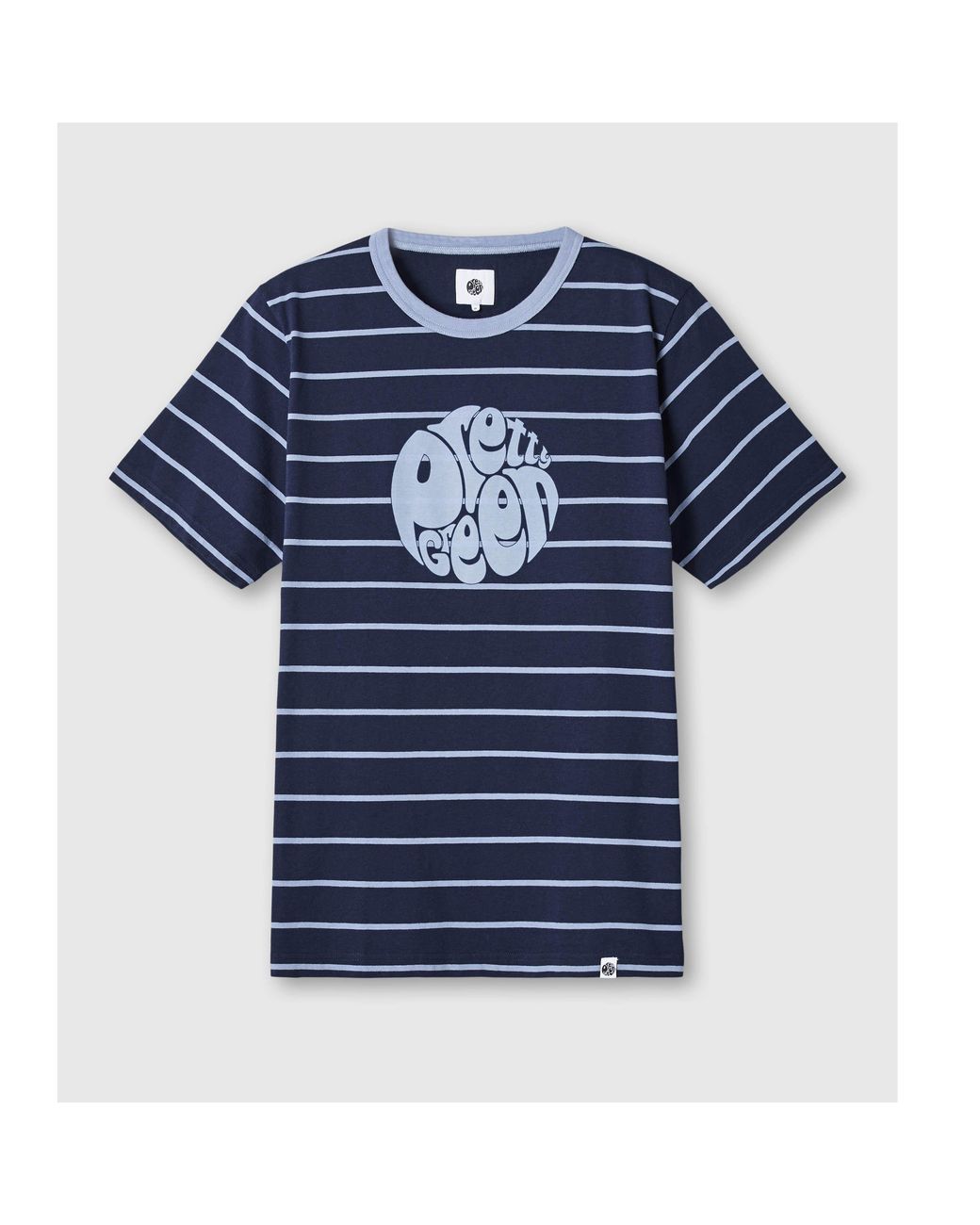 Pretty Green Blue Pretty Pg Capella Strp Ts for men