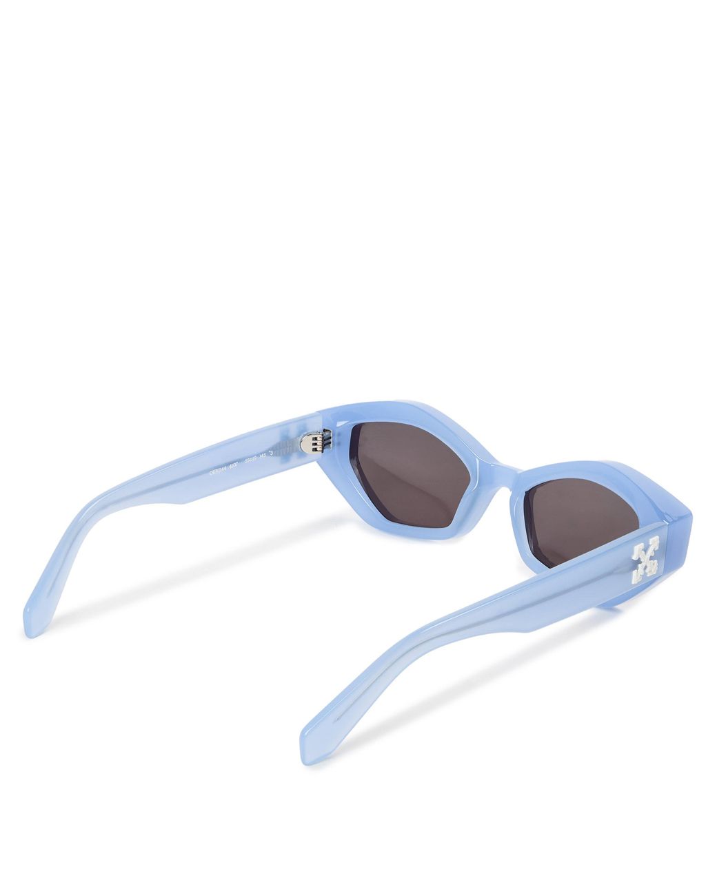 Off-White c/o Virgil Abloh Blue Oeri144 Hilo Round Sunglasses