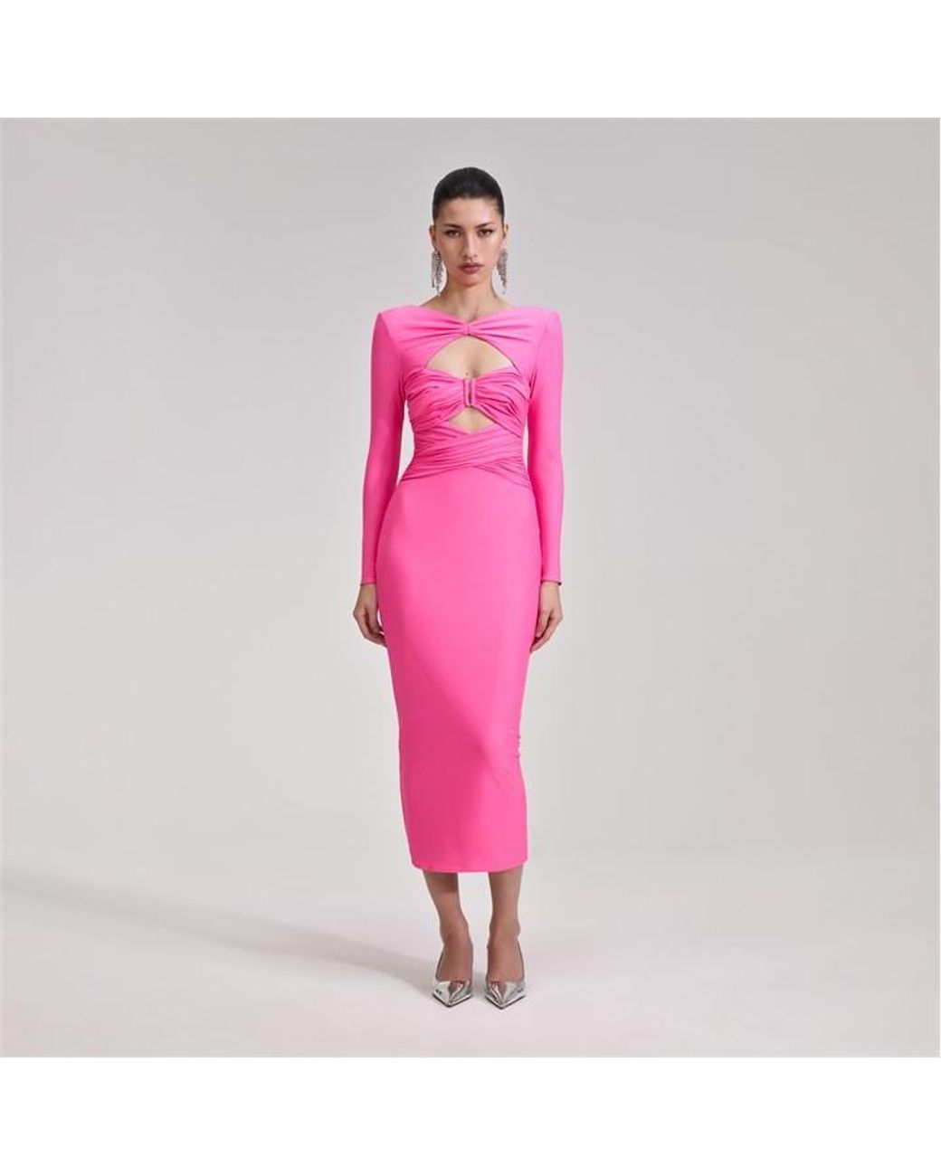 Rosa jersey hotsell midi dress