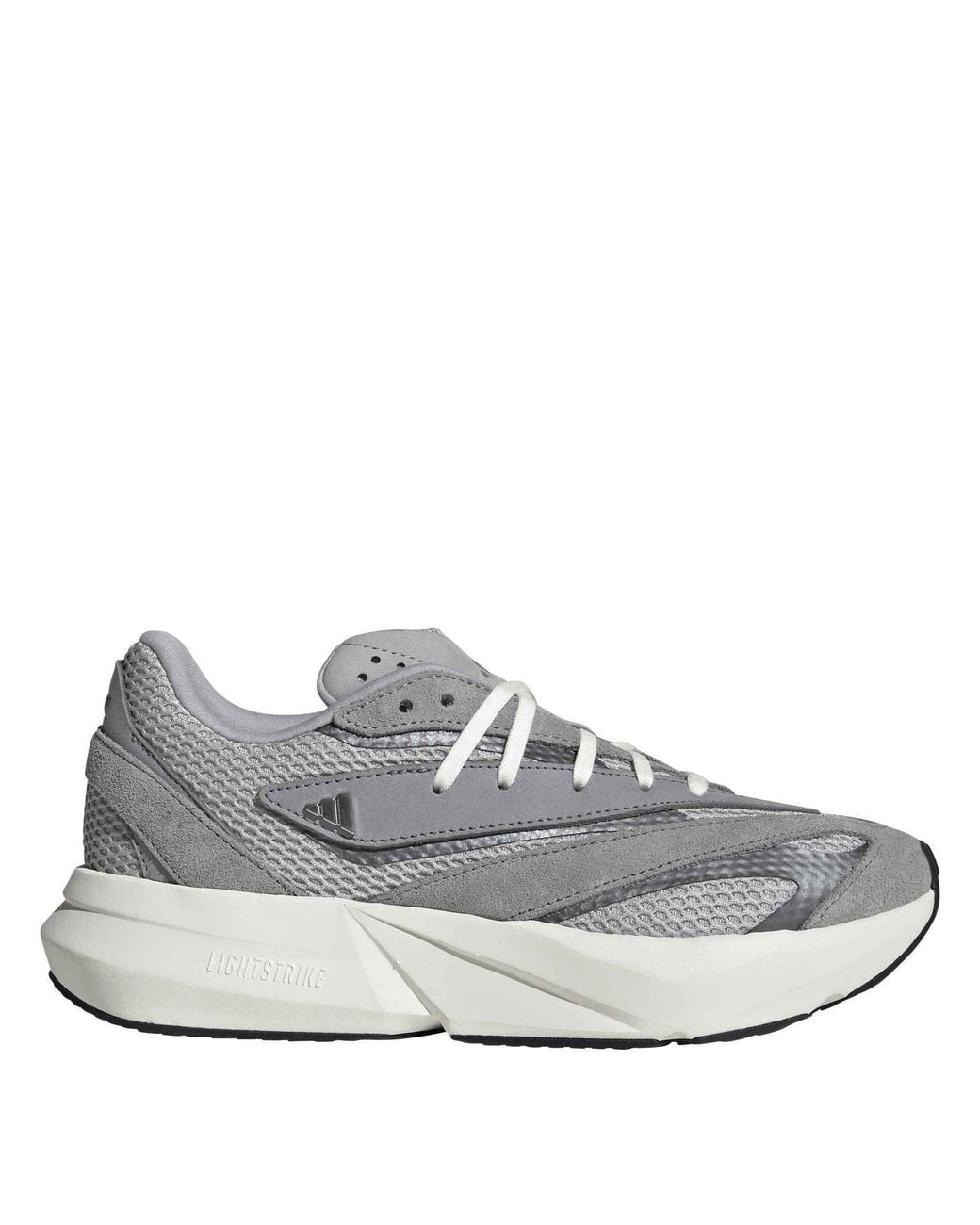 Adidas Gray Lightblaze Road Running Shoes for men