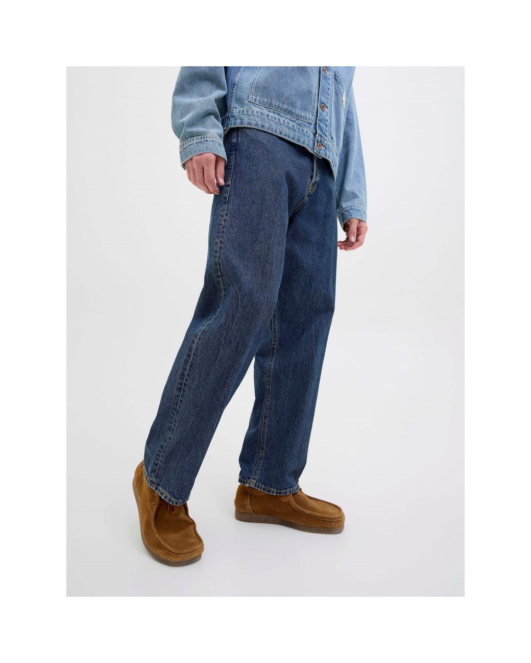 Jack & Jones Blue Eddie Baggy Jeans for men
