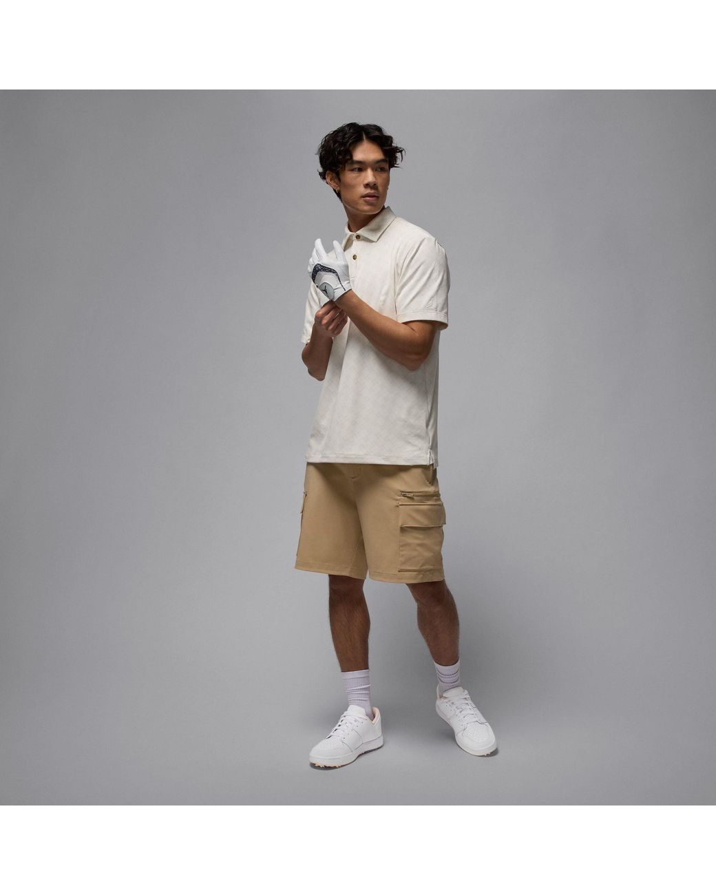 Nike White Nike Jordan Retro 1 G Golf Shoes for men