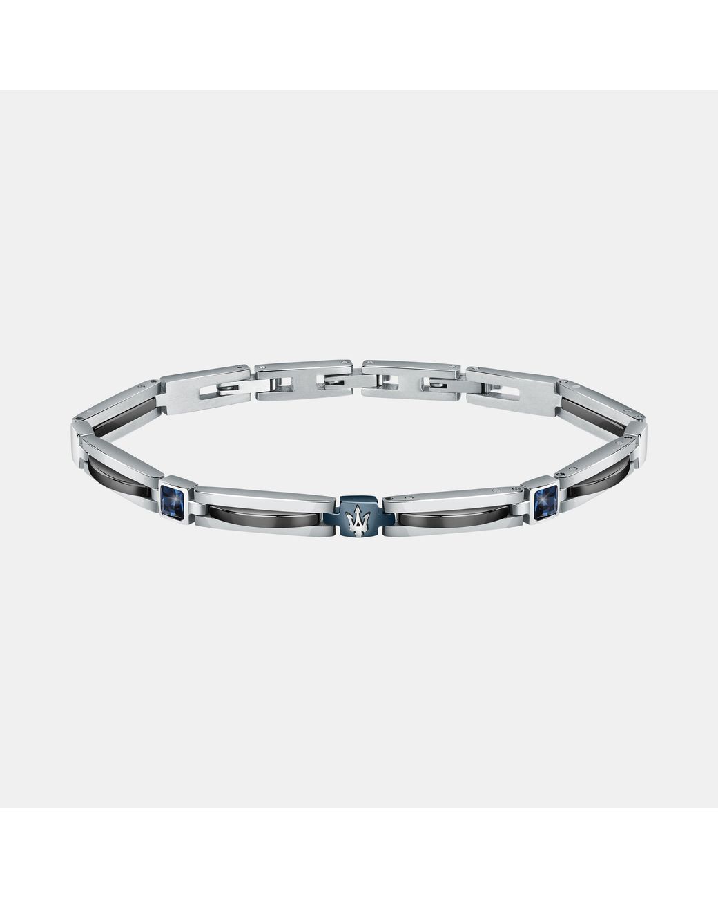 Maserati Jewellery Metallic Maserati Chain Bracelet for men