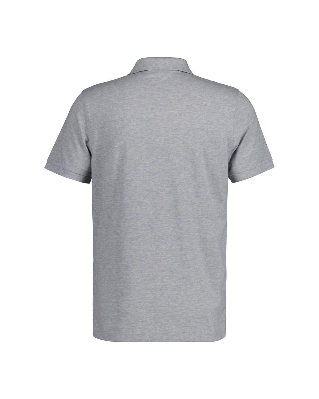 Gant Gray Tonal Shield Polo Shirt for men
