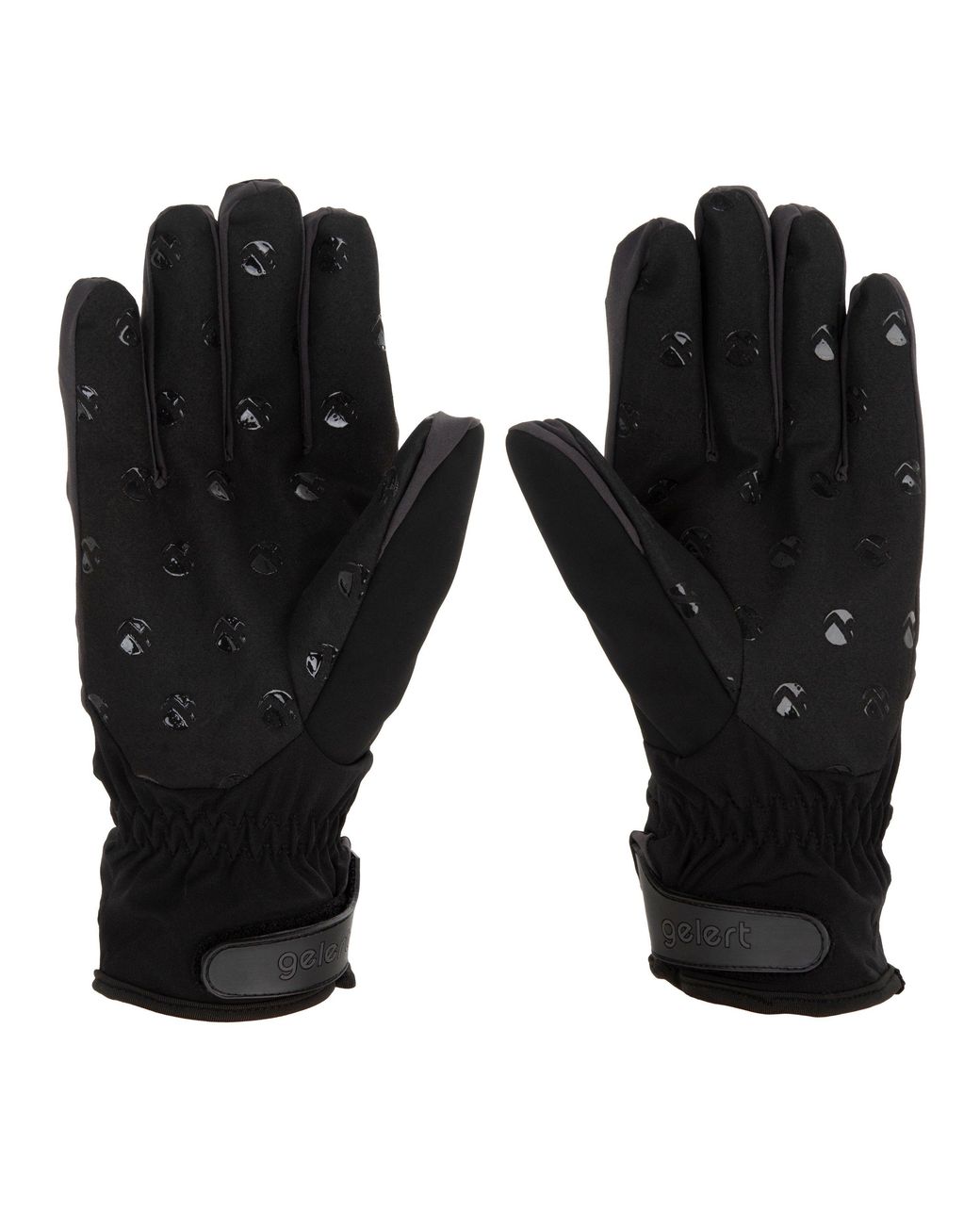 Gelert Black 2-In-1 Walking Gloves for men